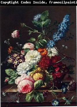 unknow artist Floral, beautiful classical still life of flowers 08